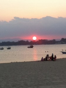 Tramonto alla medina di Hammamet